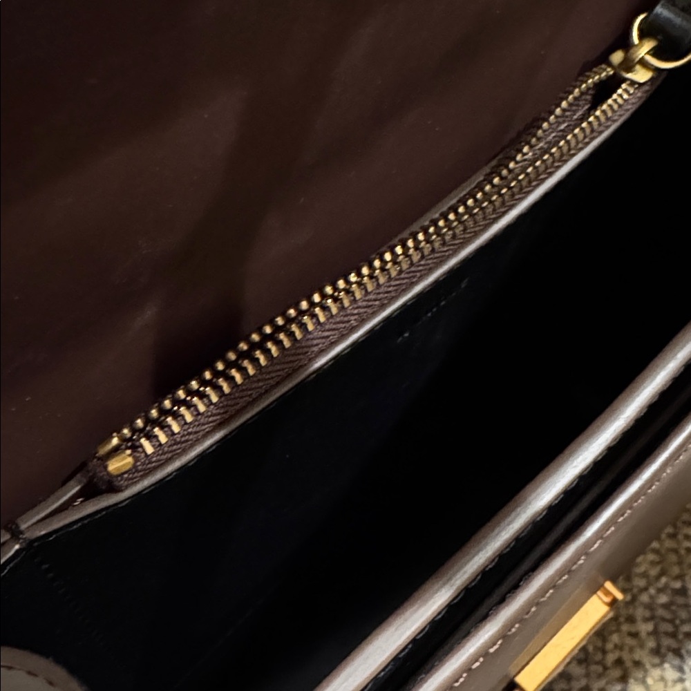 Quince Italian Leather Box Shoulder Bag - Picture 12 of 12